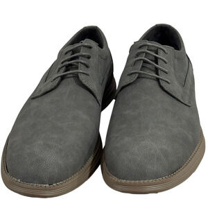 Adolfo Gray Oxford Casual Dress Shoe Lightweight Comfort Soft Lace Up Men 12 NIB